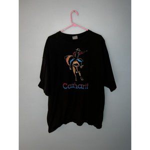 Vintage Carhartt Graphic T-Shirt Black Sz XXL